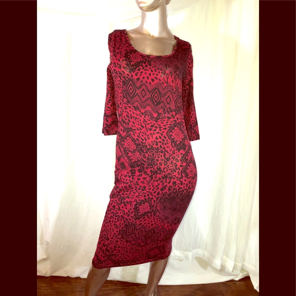 NEW WOMENS 2BE BEBE DRESS BELOW THE KNEE 🔥🌹⭐️
